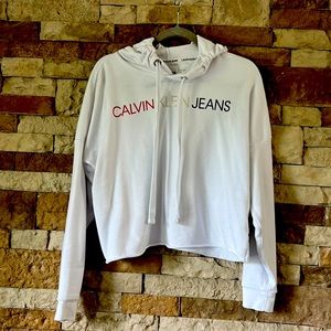Calvin Klein Jeans- Patriotic Crip hooded sweatshirt size Large